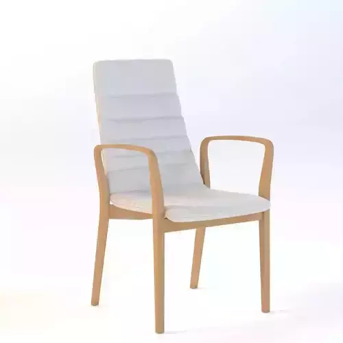 Brunner Fina Wood Chair 3D model