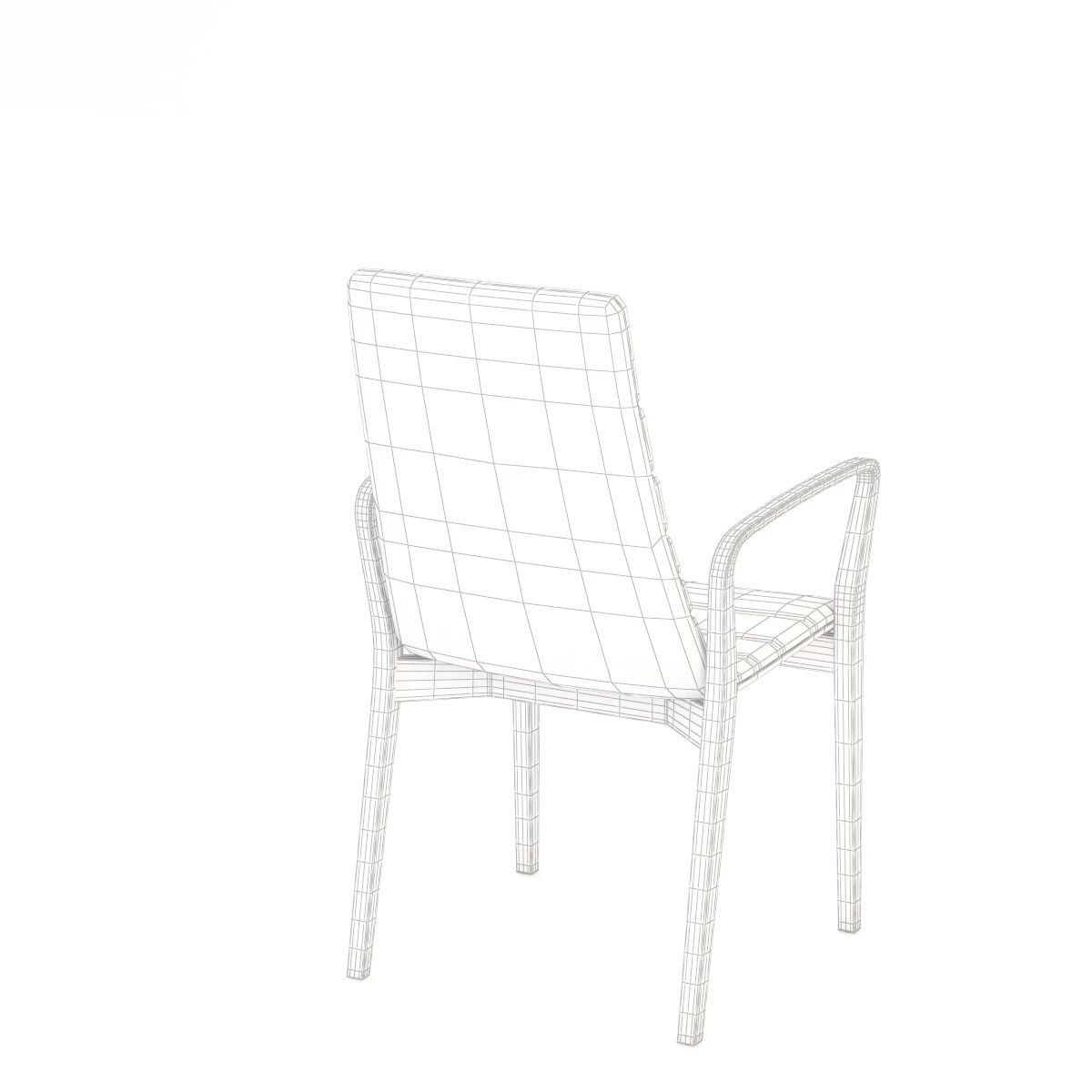 Brunner Fina Wood Chair 3D model_5