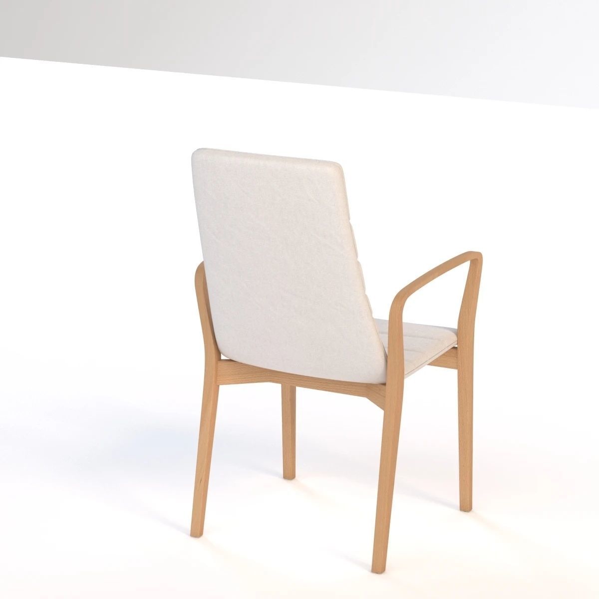Brunner Fina Wood Chair 3D model_3