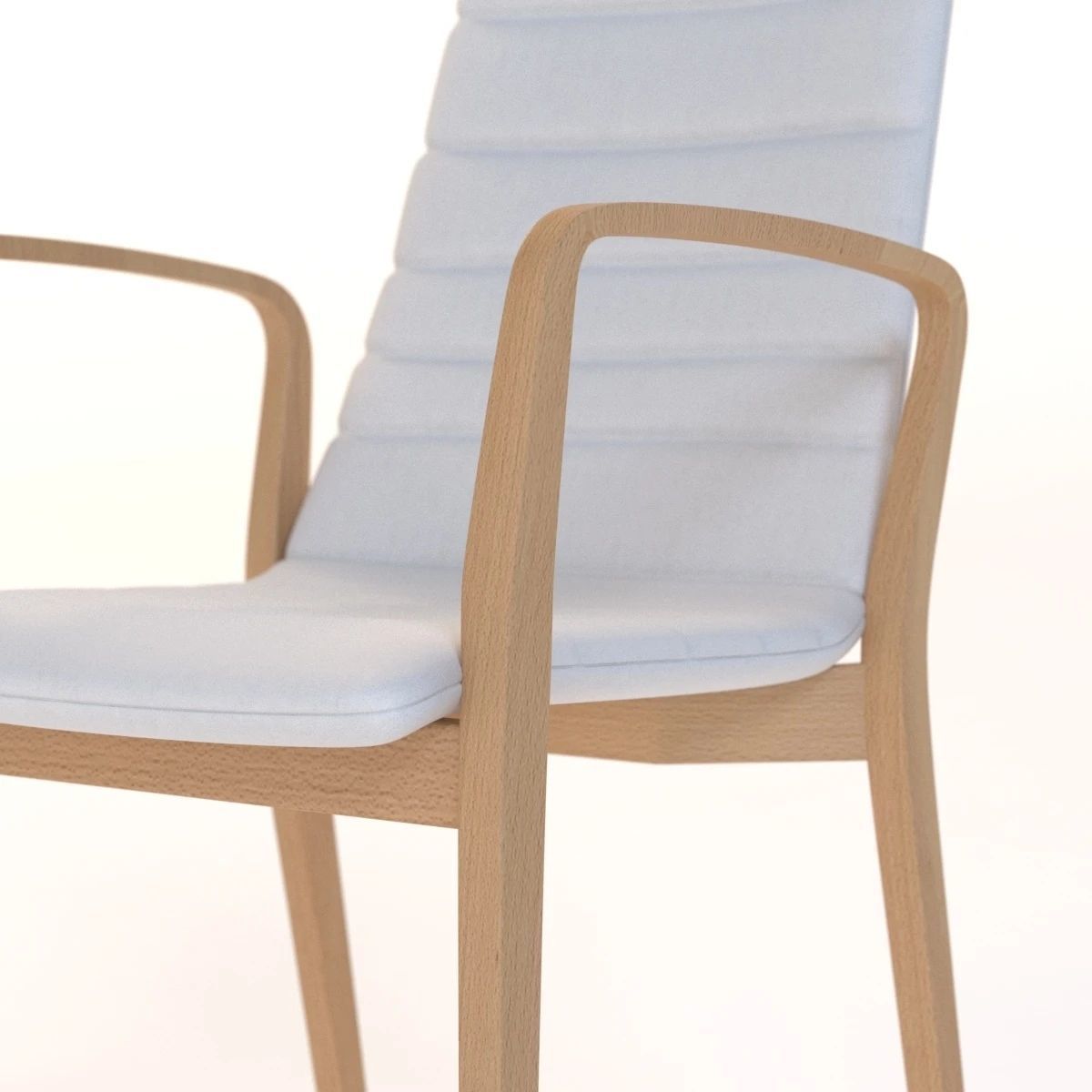 Brunner Fina Wood Chair 3D model_9