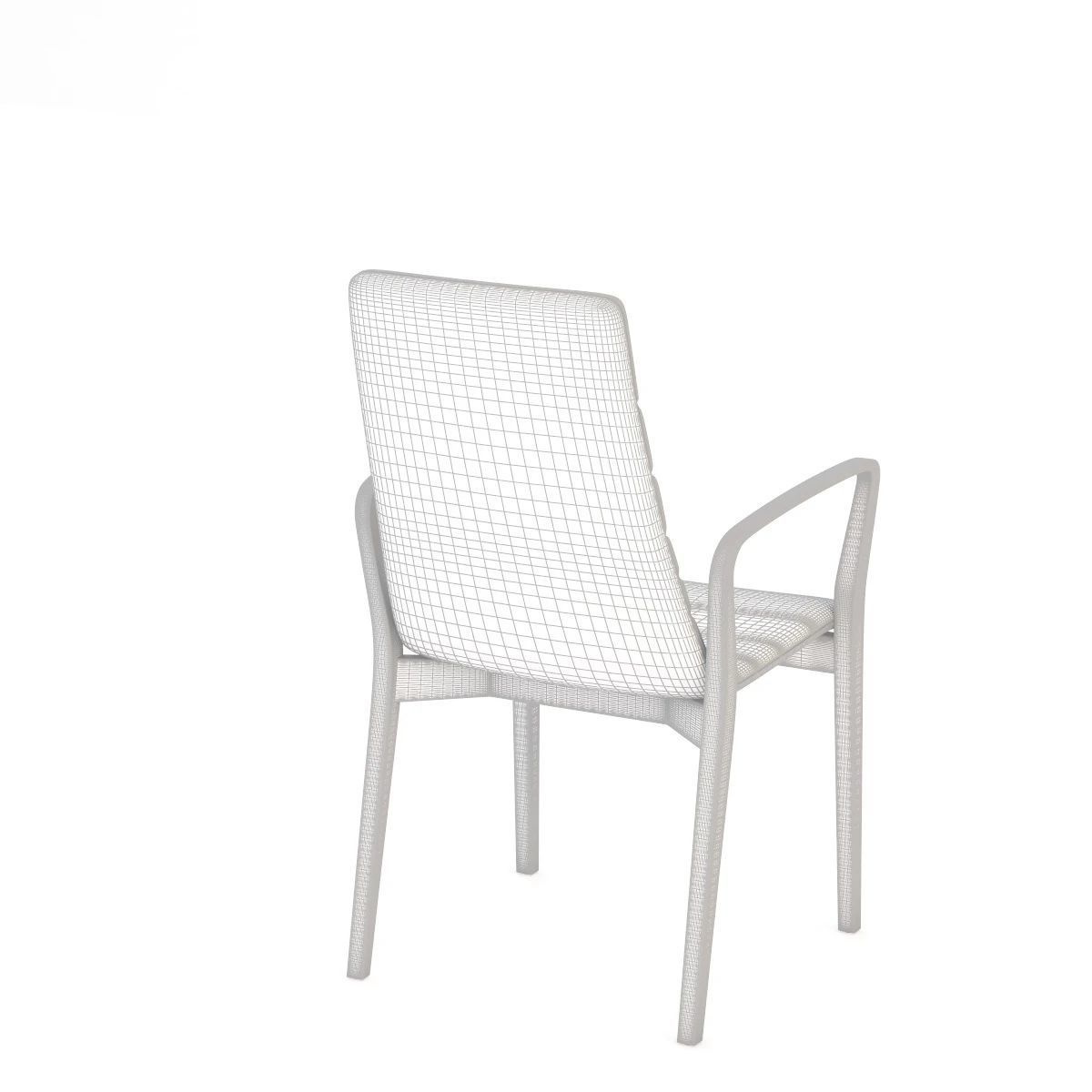 Brunner Fina Wood Chair 3D model_4