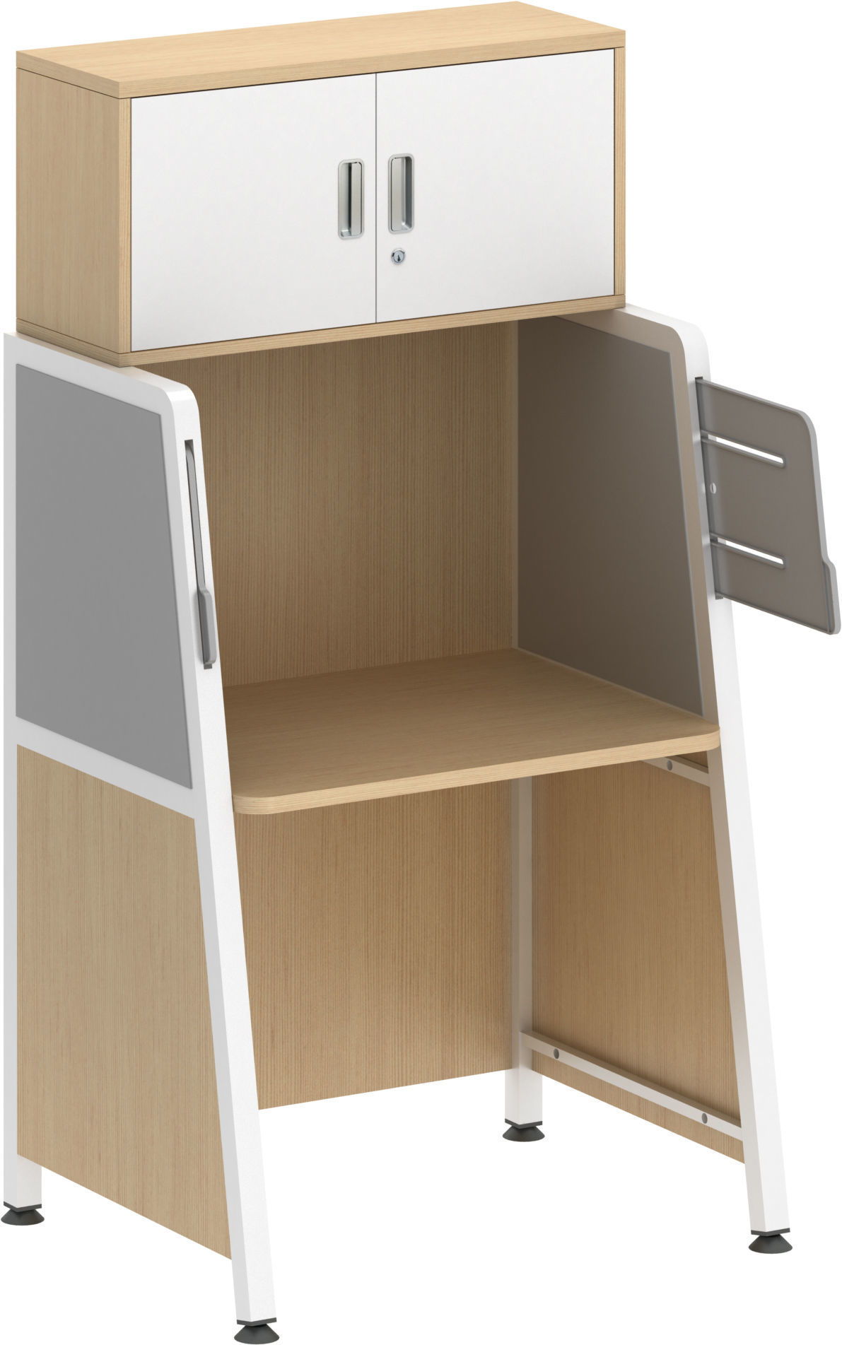 Study Desk   Free 3D model_1