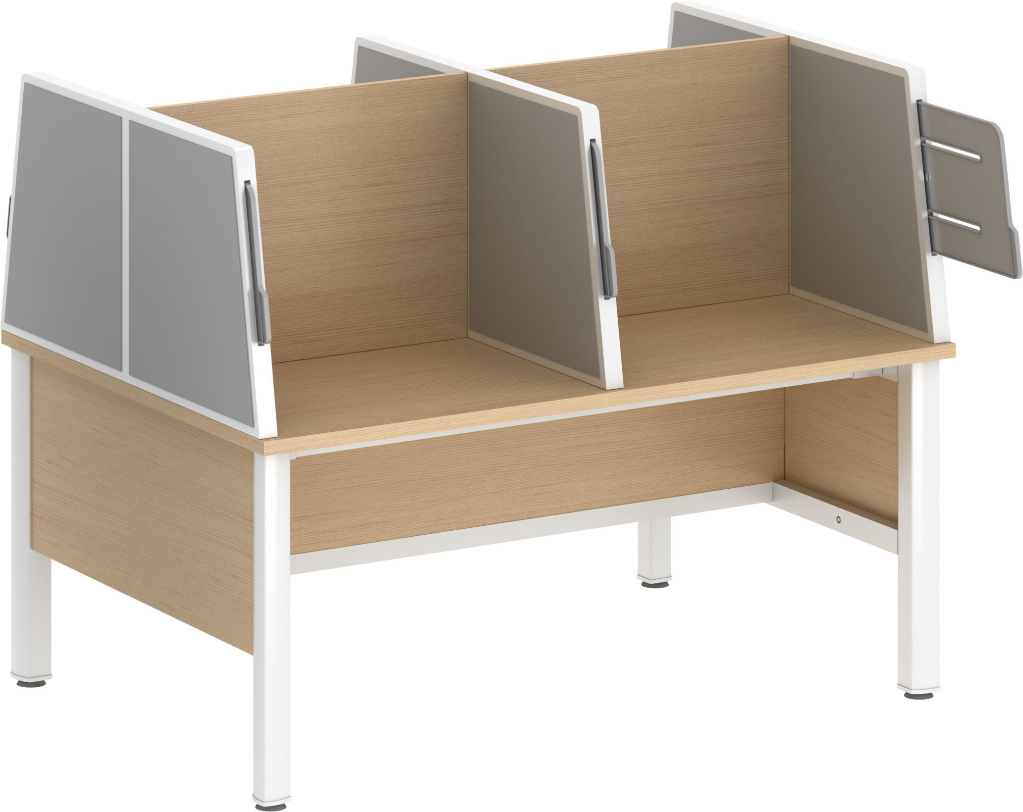 Study Desk   Free 3D model_2