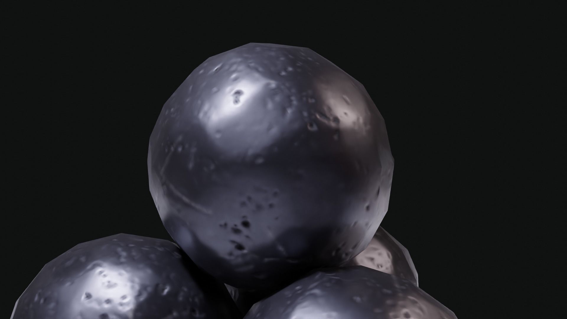 Stylized Cannon Low-poly 3D model_10