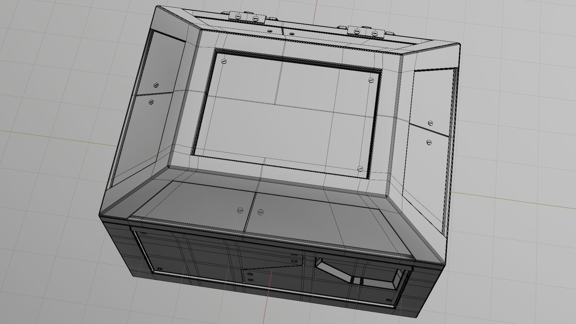 Sci-Fi Box Container 3D model_8