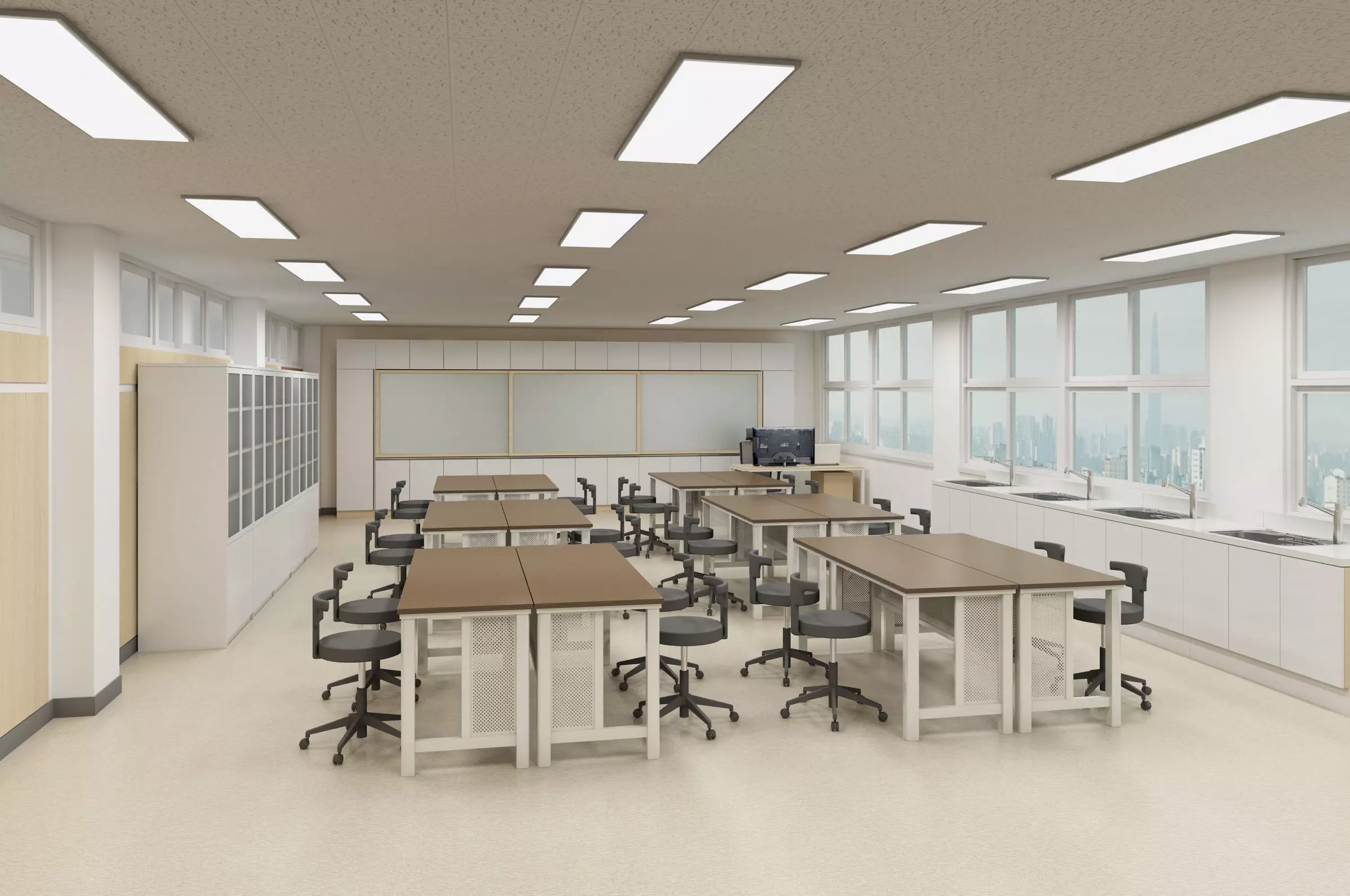 Science Room Free 3D model_0