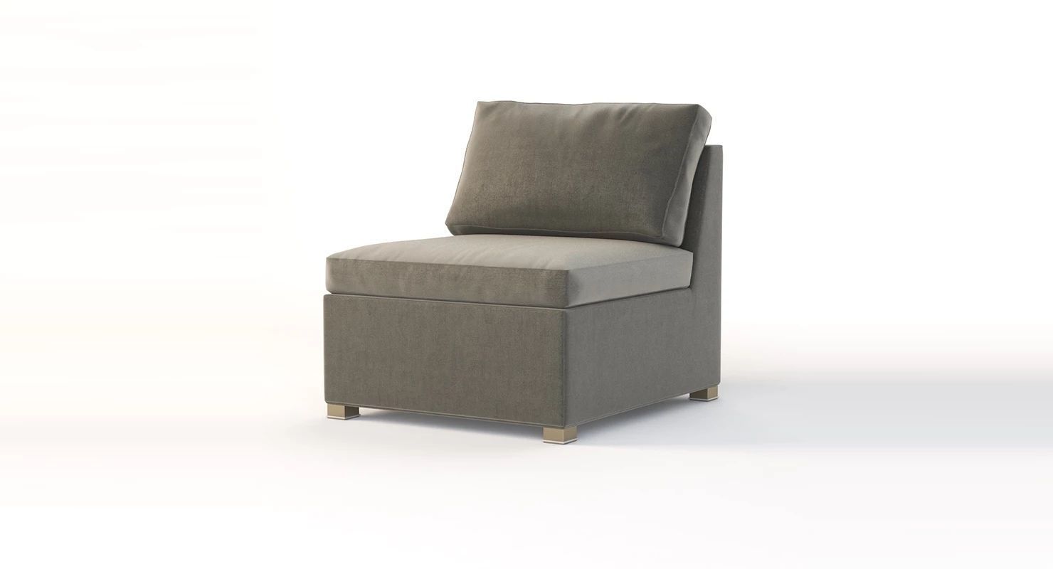 Cane Line Shape Sofa Center Module 3D model_7