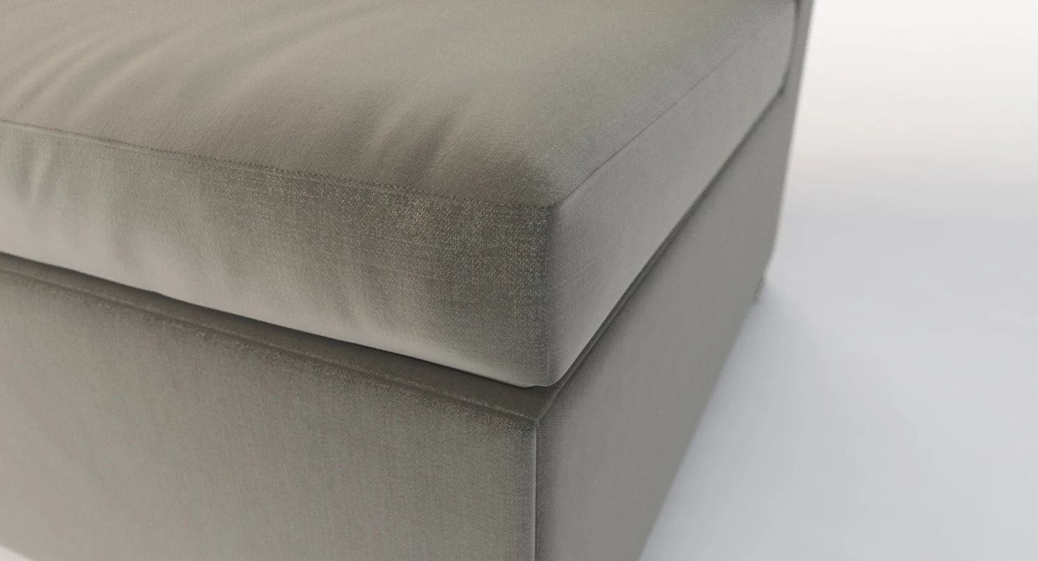 Cane Line Shape Sofa Center Module 3D model_8