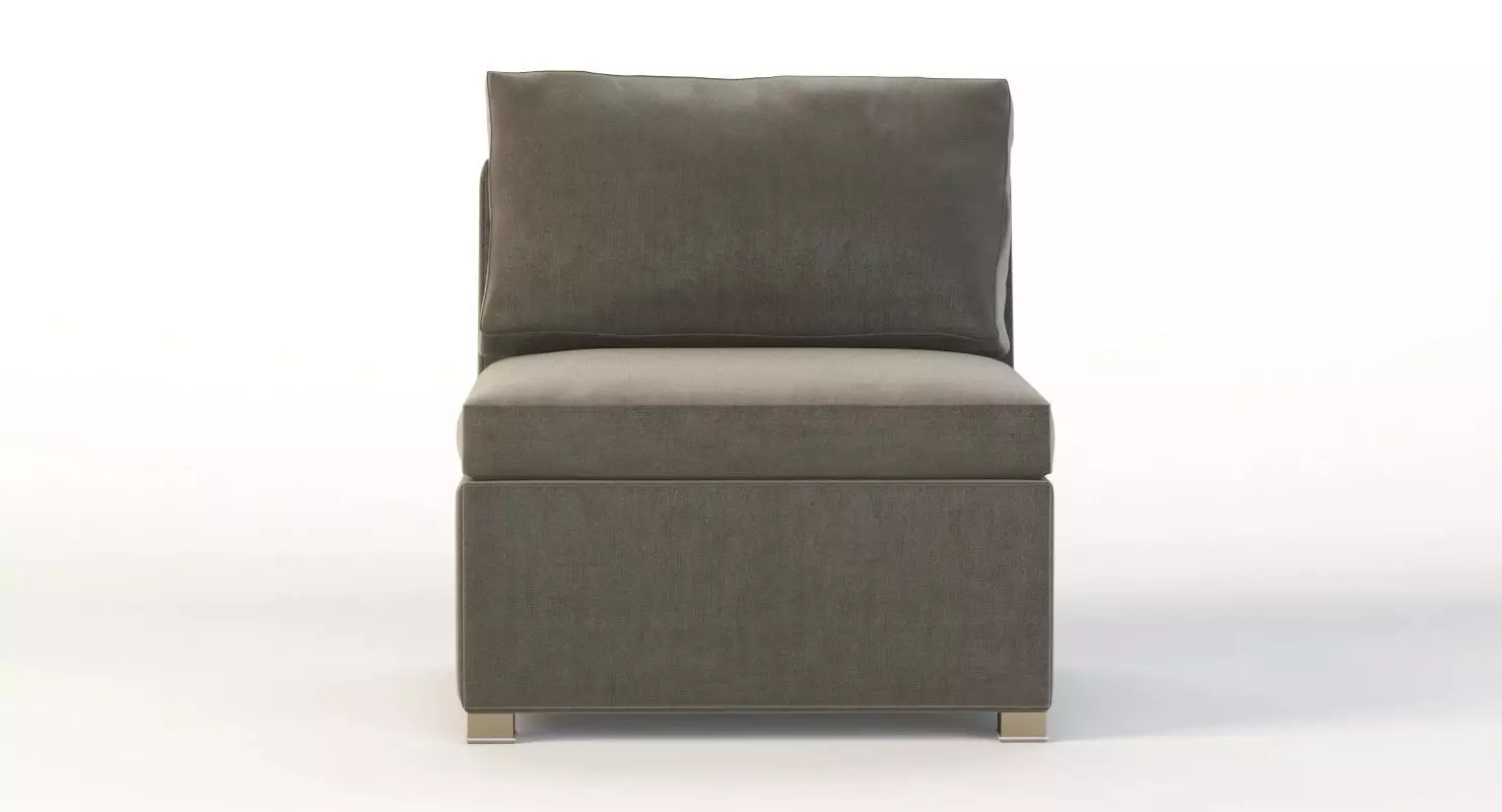 Cane Line Shape Sofa Center Module 3D model_0