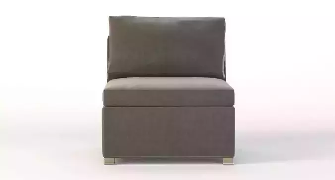 Cane Line Shape Sofa Center Module 3D model