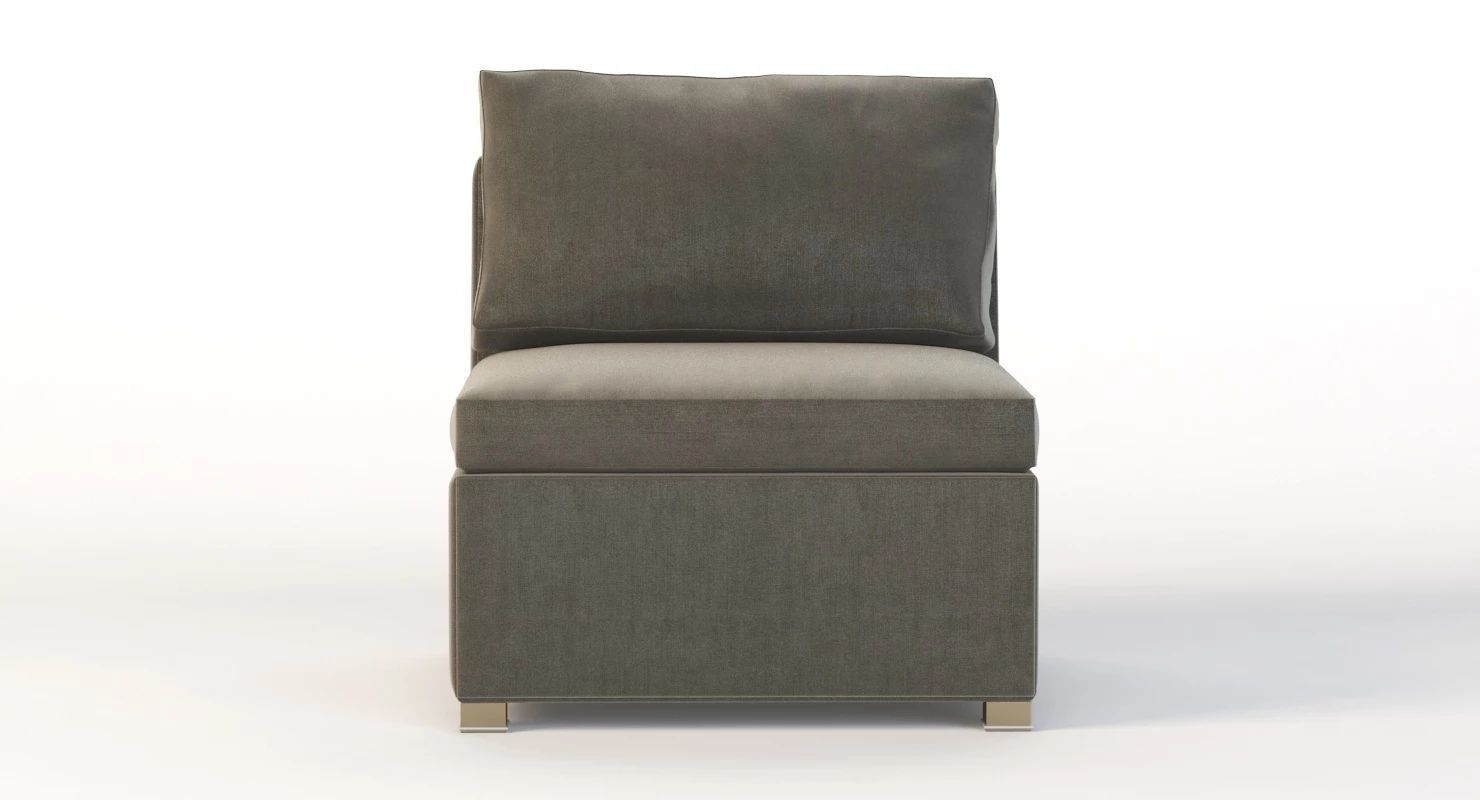 Cane Line Shape Sofa Center Module 3D model_6