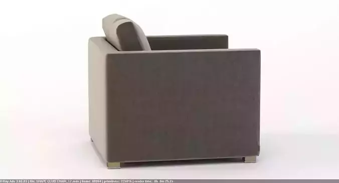 Cane Line Shape Sofa Club Chair Module 3D model