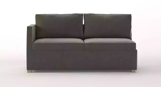 Cane Line Shape Sofa Two Seater Module 3D model