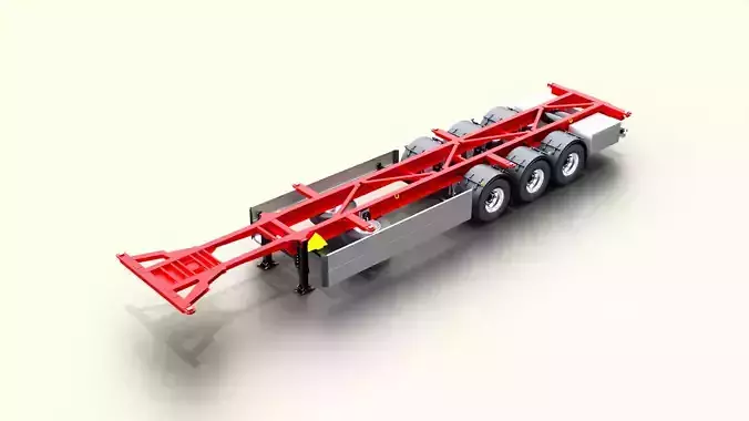 Semi Truck Cargo Container Trailer 40ft