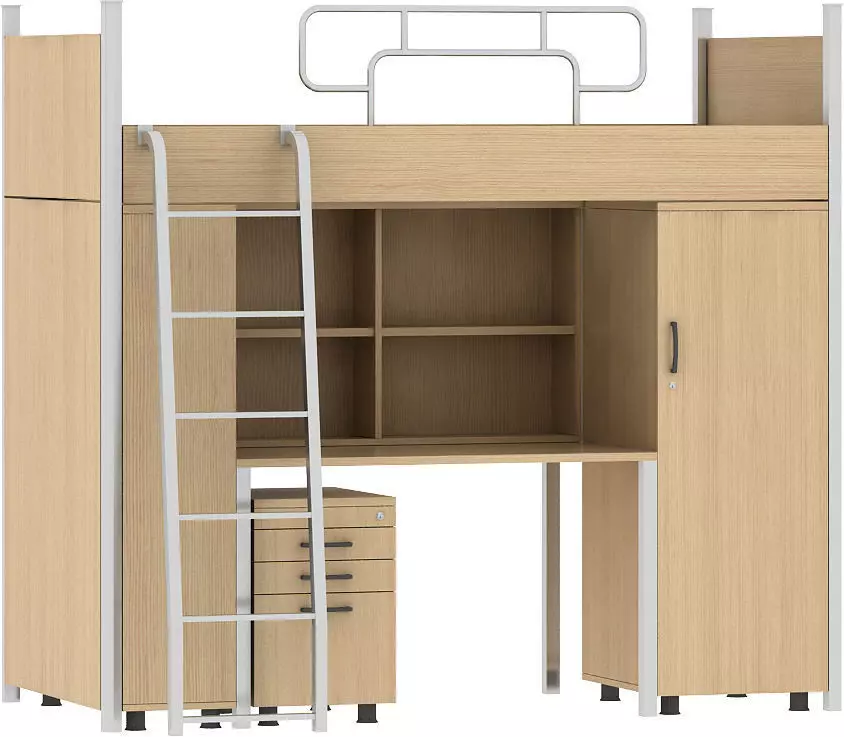 Bunk Bed Free 3D model_0