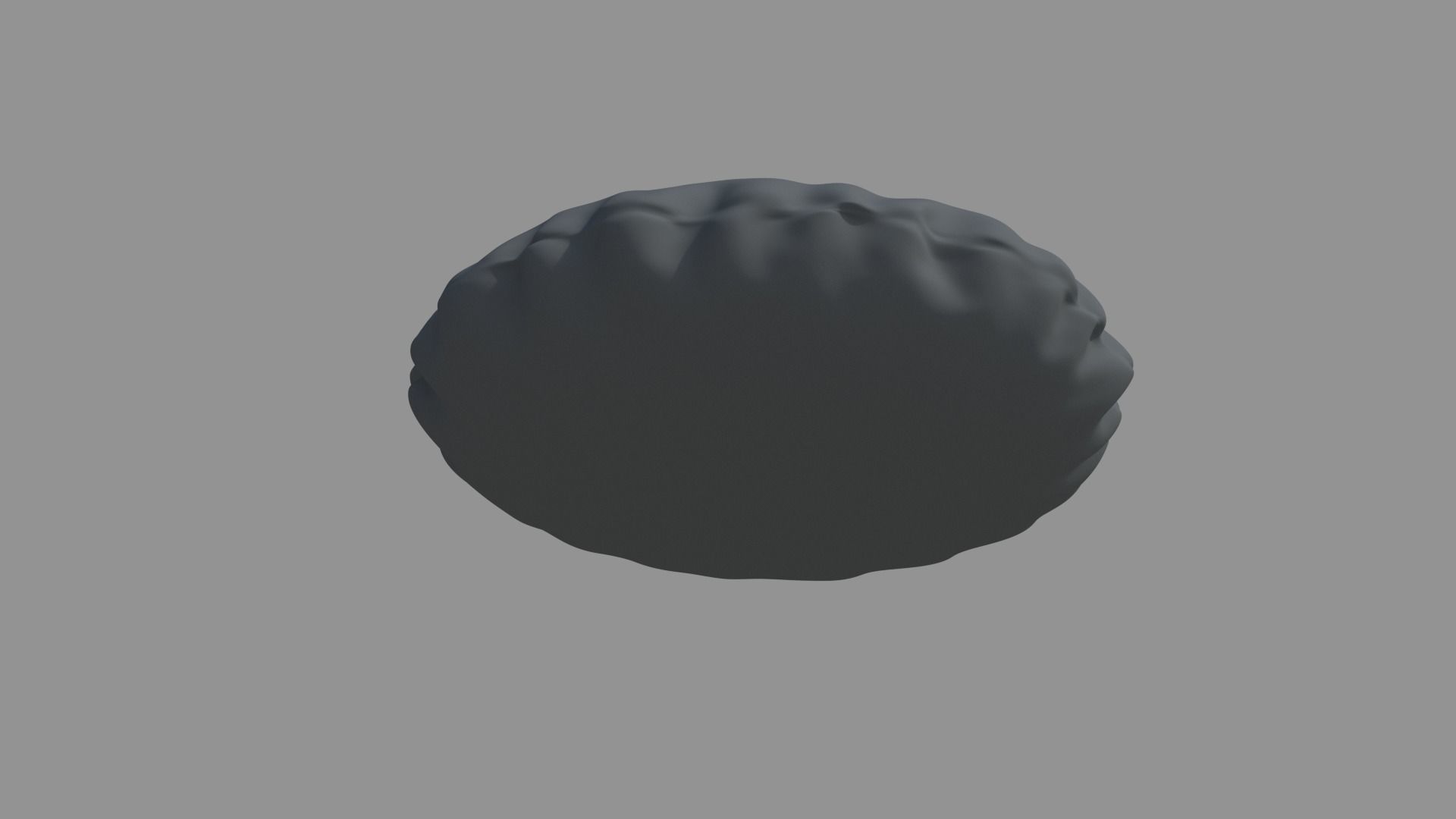 Round Cushion Pillow 3D model_12