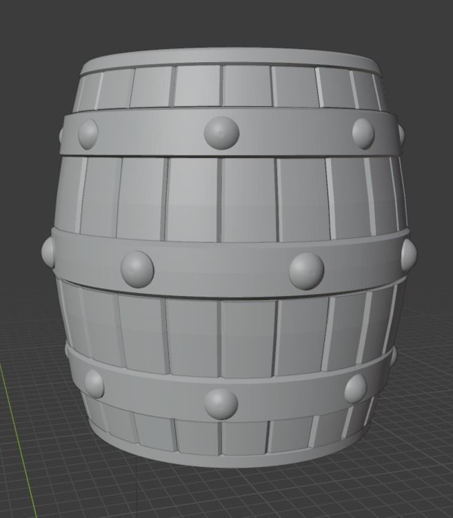 Barrel Shoulder 3D print model_4