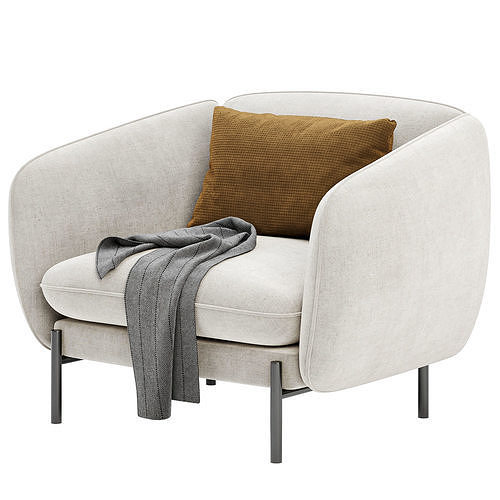 NOT SOFA Armchair by True Design 3D model 4