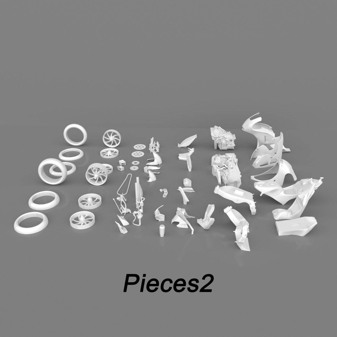 REPSOL RC213V MOTOGP RACING 2021 READY TO PRINT STL FILE 3D print model_8