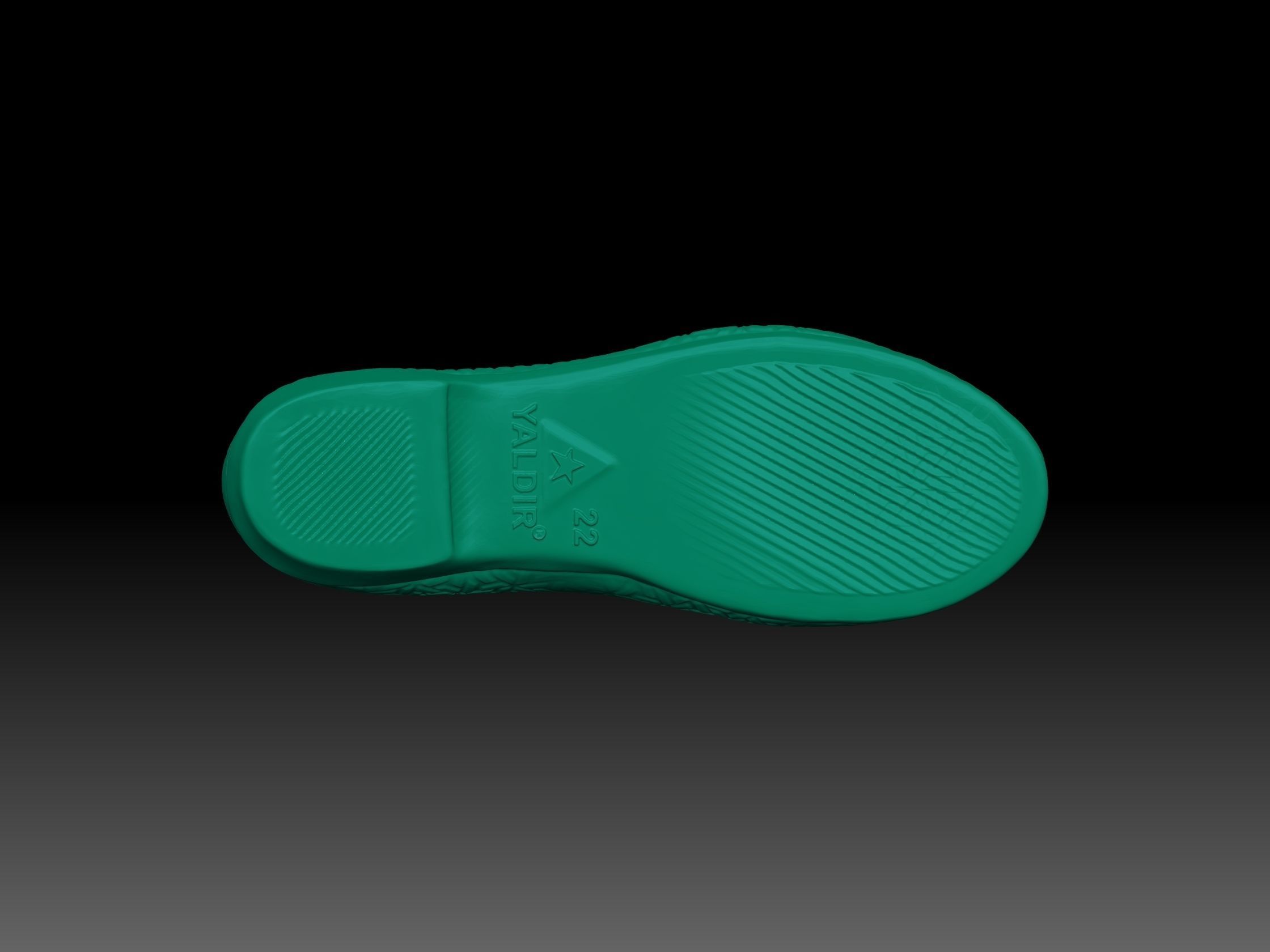 Rubber shoes 3D print model_4