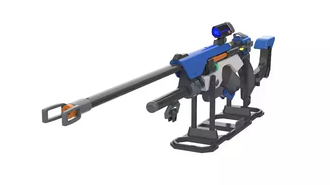 Ana Sniper Bionic Cannon - Overwatch - Printable 3d model - STL 3D print model