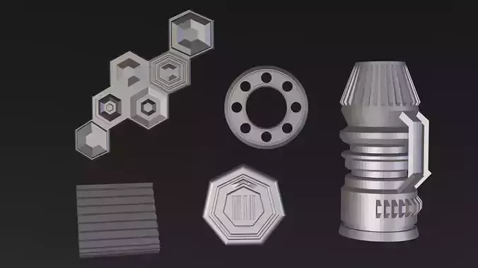 Greebles Costume Kit 3D print model
