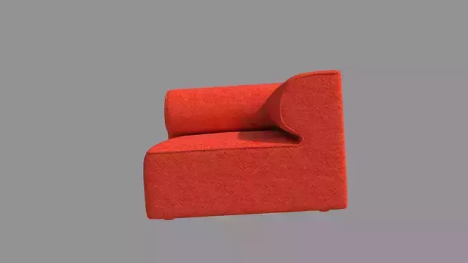 Single Sofa Chair 3D model