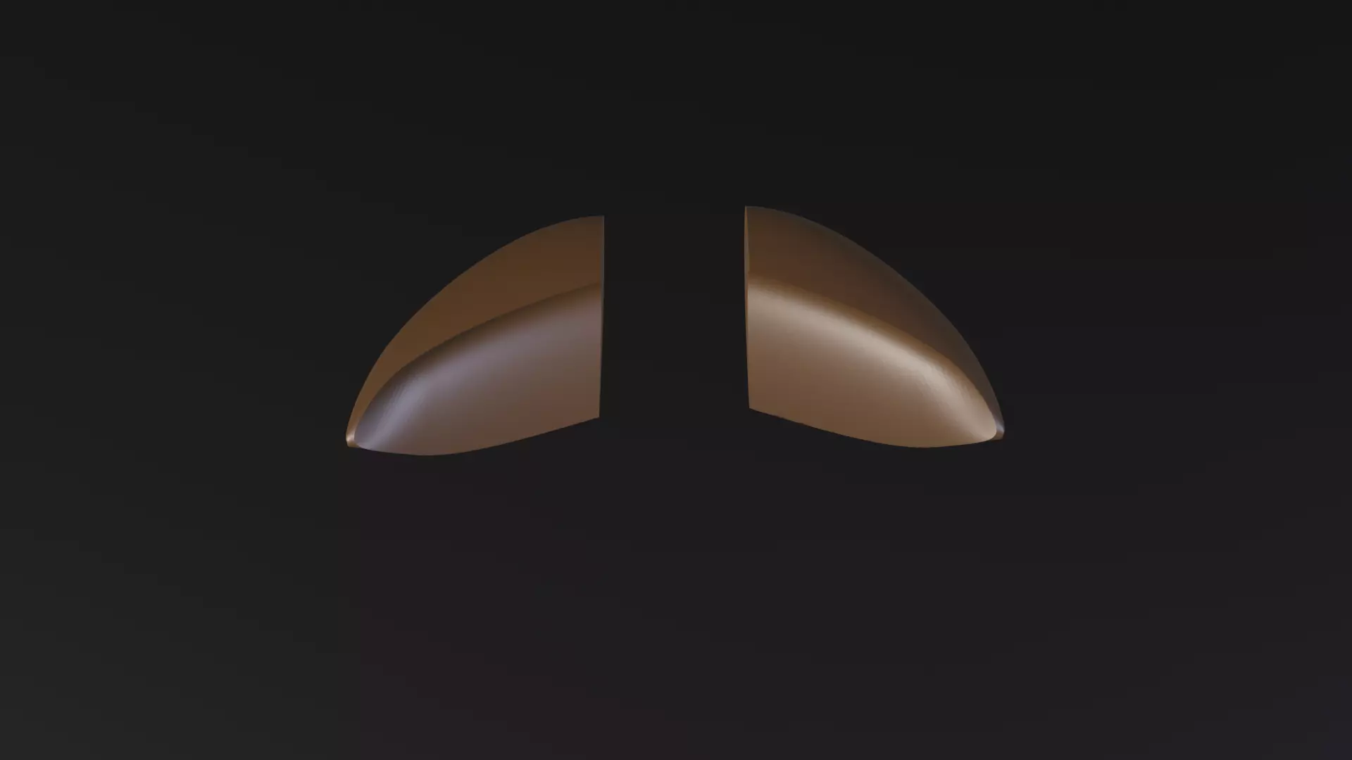 Lamb or Sheep Ears 3D print model_0