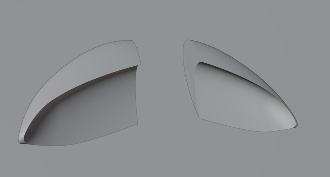 Lamb or Sheep Ears 3D print model_3