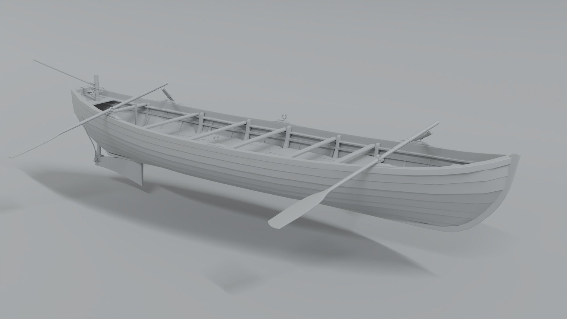 Wood Boat 3D model_6