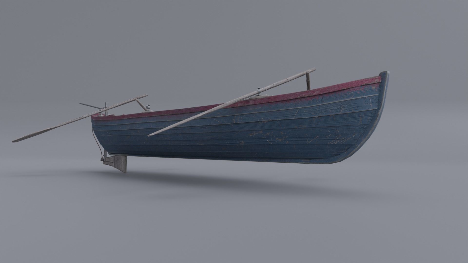 Wood Boat 3D model_4
