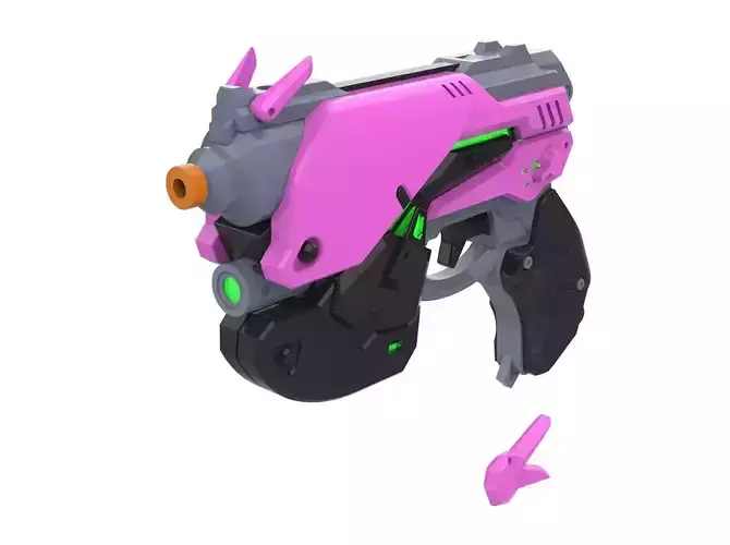 DVA Blaster - Overwatch - Printable 3d model 3D print model
