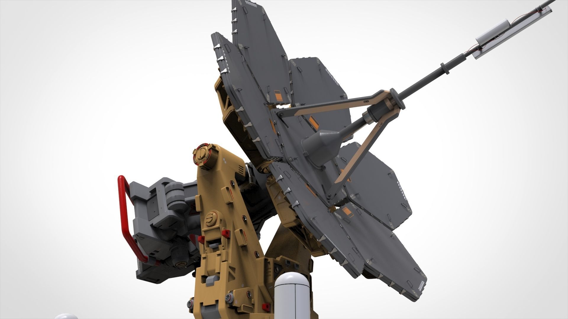 Sci fi Antenna 1 3D model_20