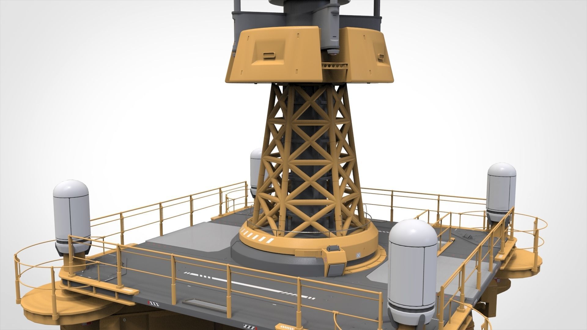 Sci fi Antenna 1 3D model_39