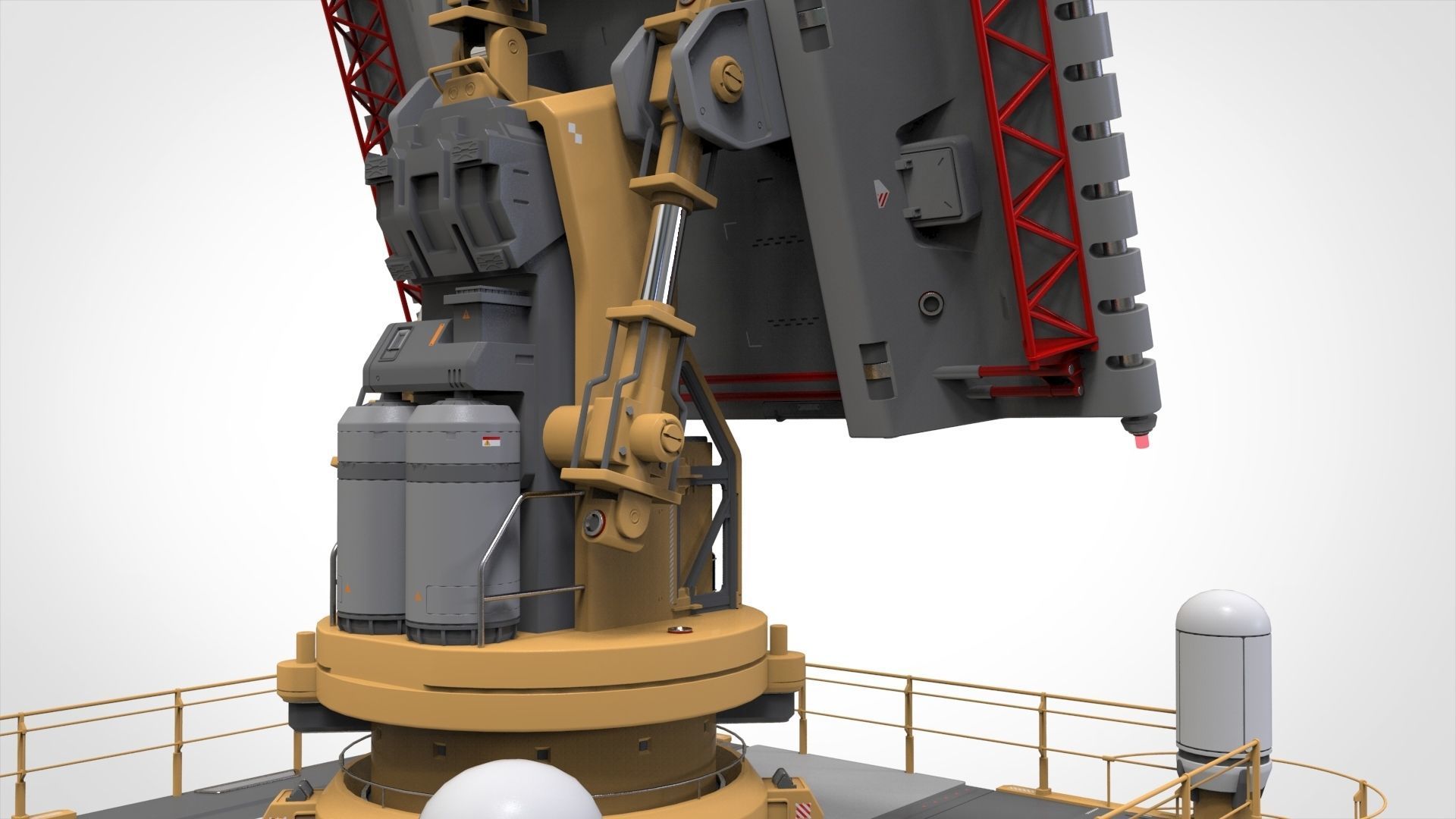 Sci fi Antenna 1 3D model_30