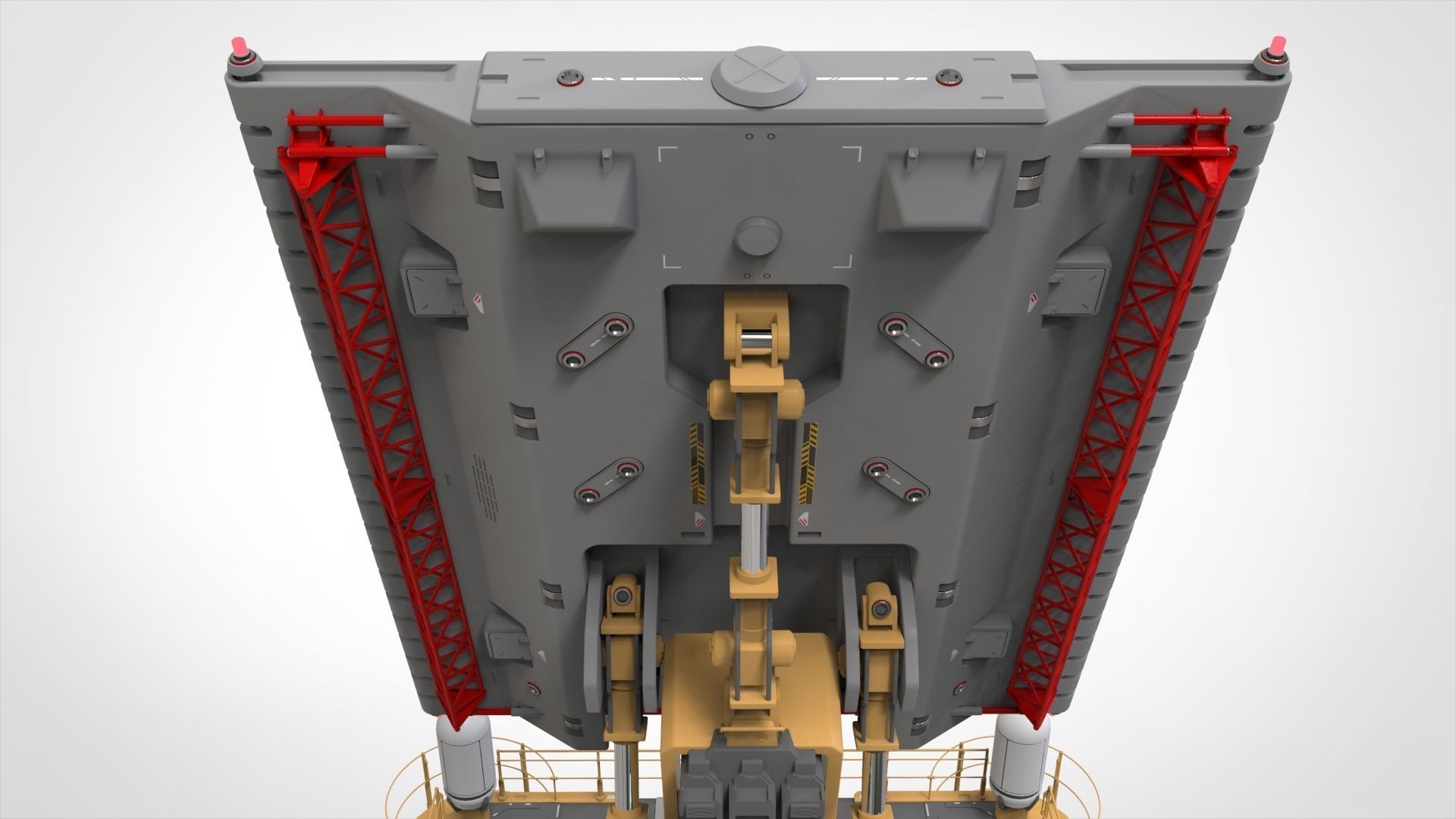 Sci fi Antenna 1 3D model_32