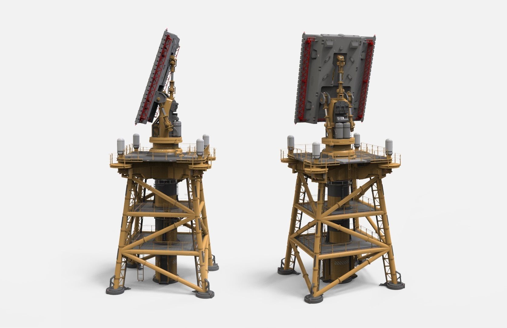 Sci fi Antenna 1 3D model_23