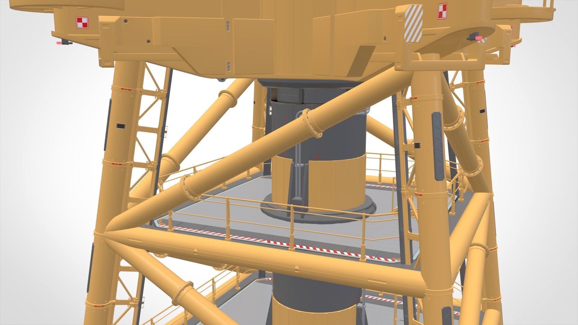 Sci fi Antenna 1 3D model_10