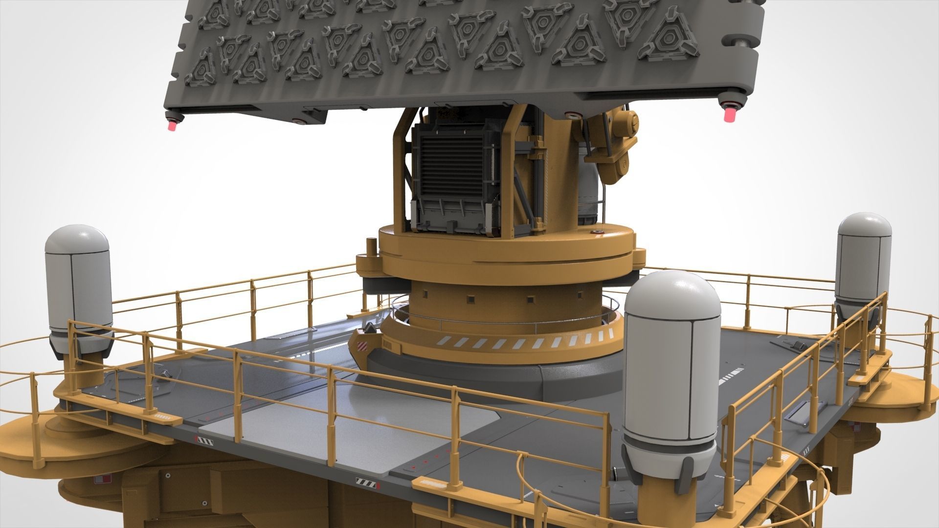 Sci fi Antenna 1 3D model_26