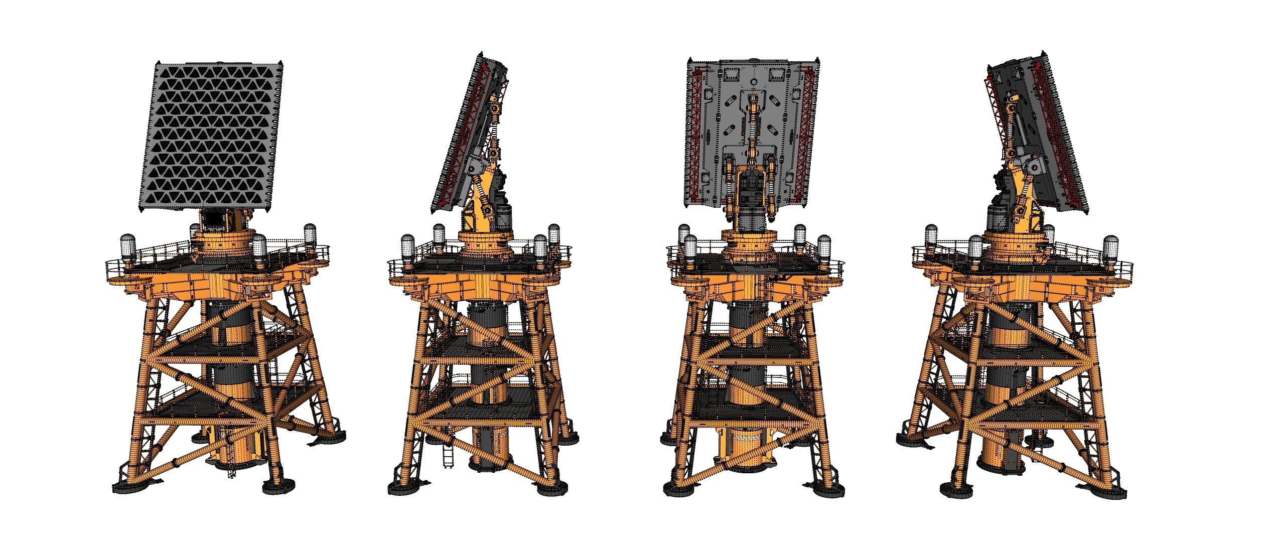 Sci fi Antenna 1 3D model_44