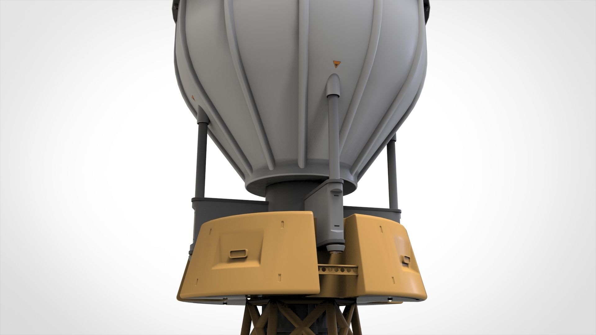 Sci fi Antenna 1 3D model_40