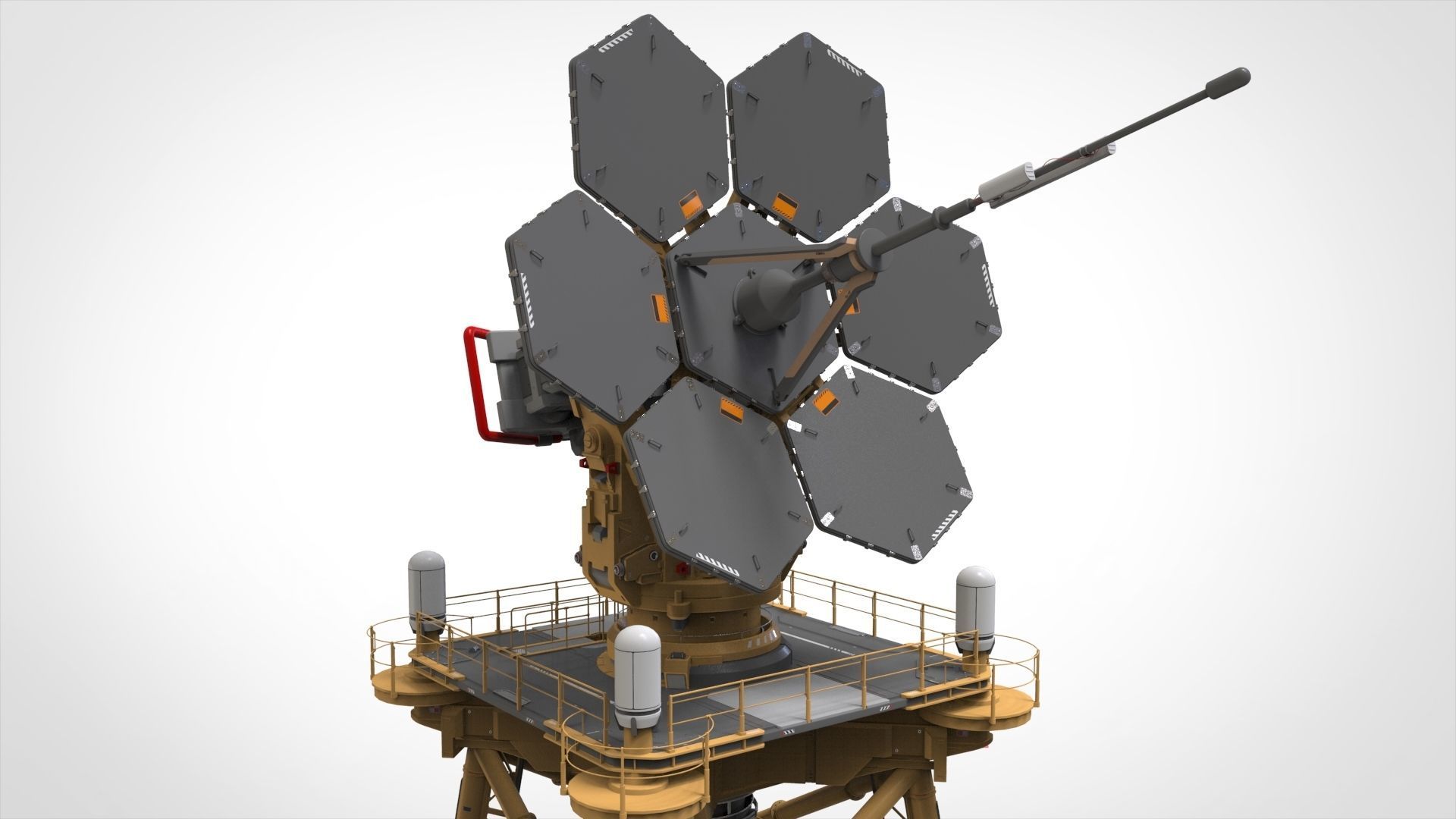 Sci fi Antenna 1 3D model_14