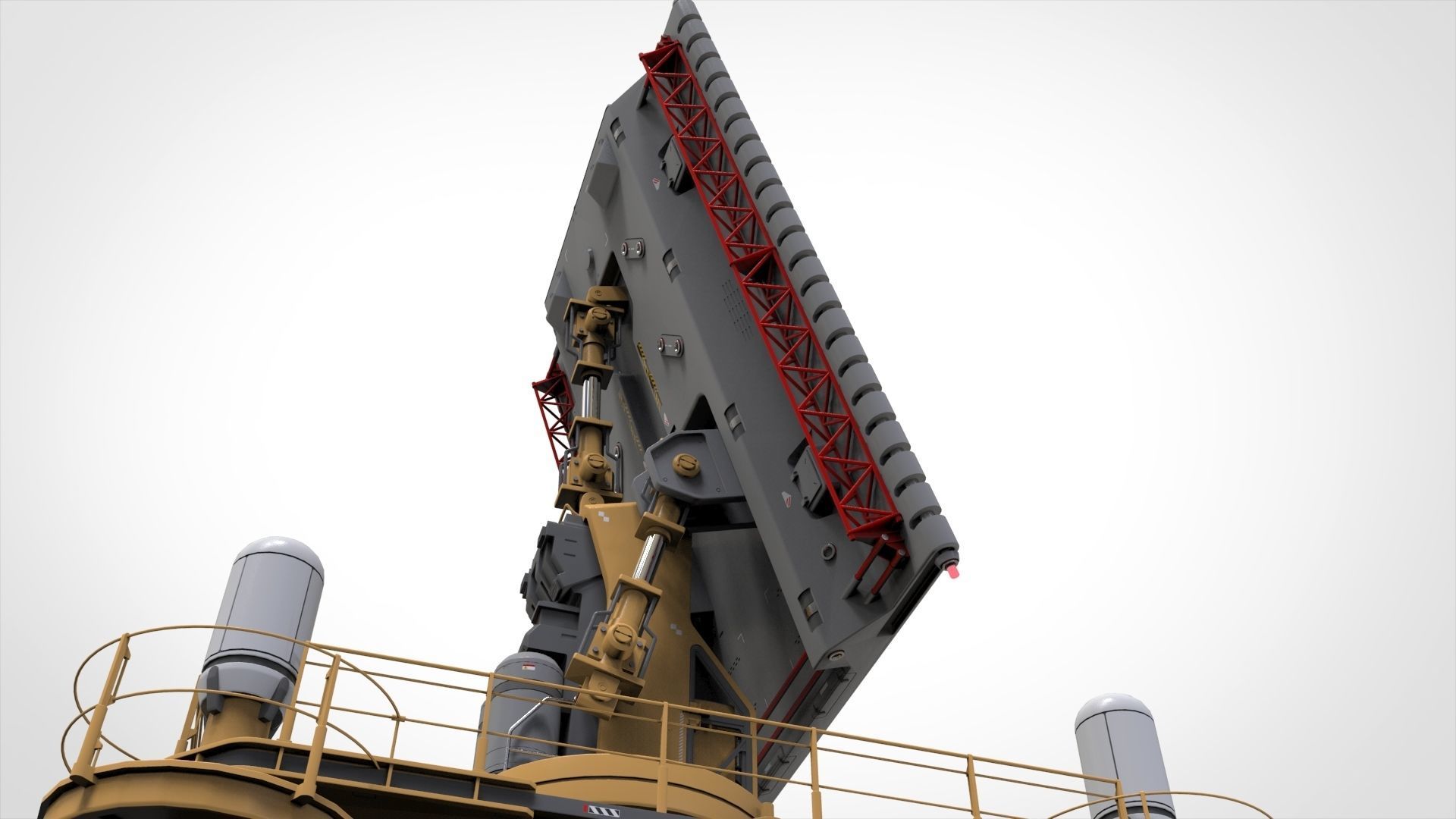 Sci fi Antenna 1 3D model_31