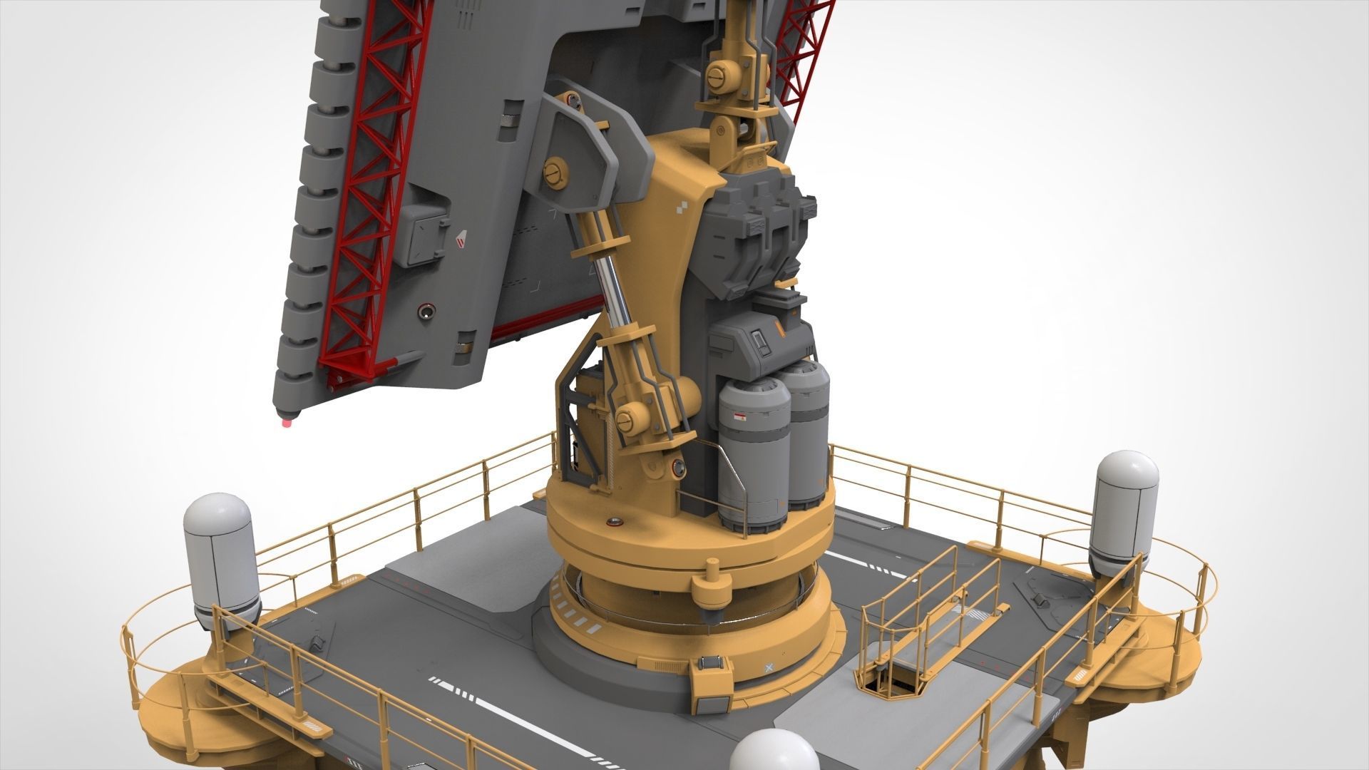 Sci fi Antenna 1 3D model_27