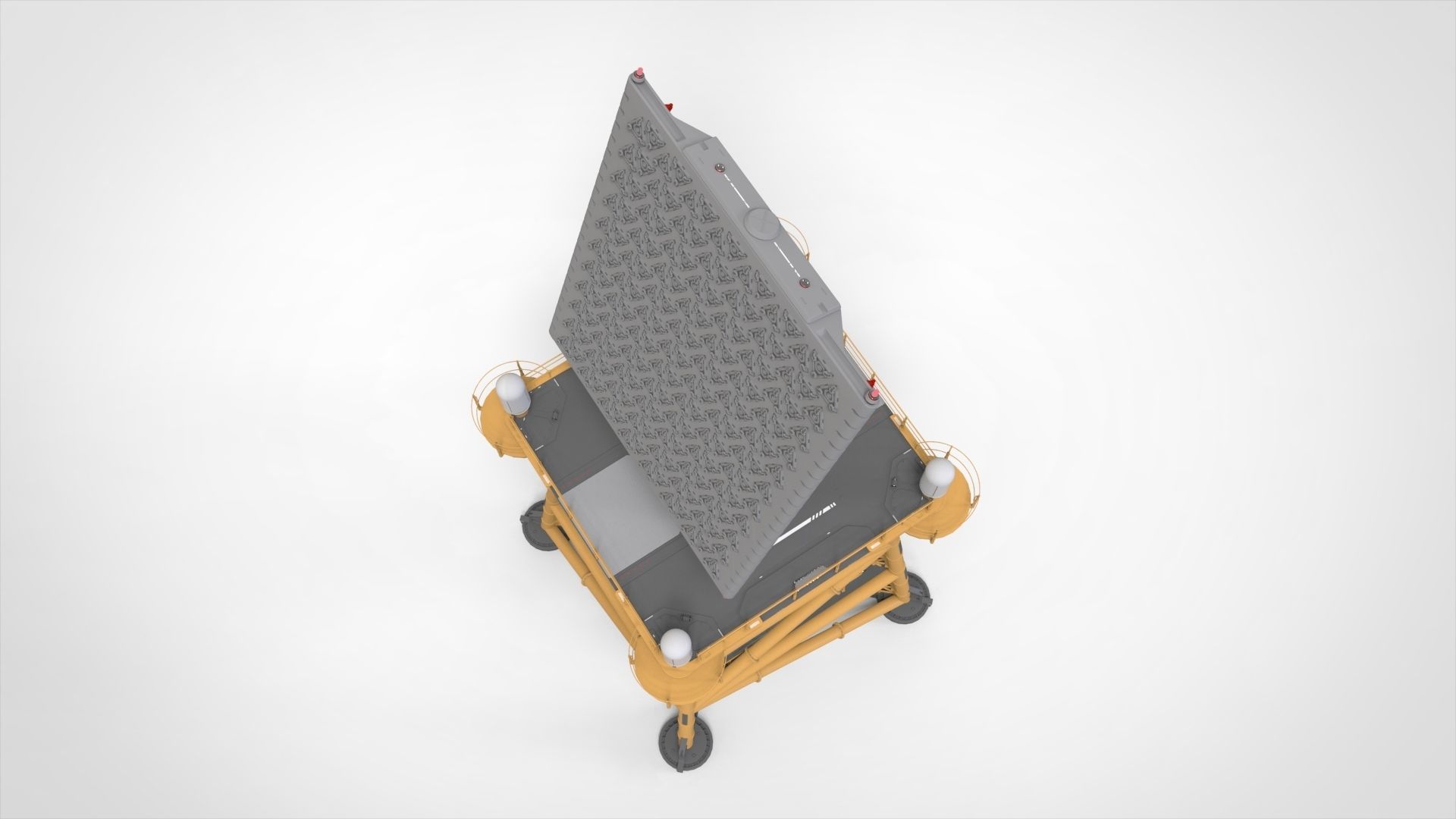 Sci fi Antenna 1 3D model_25