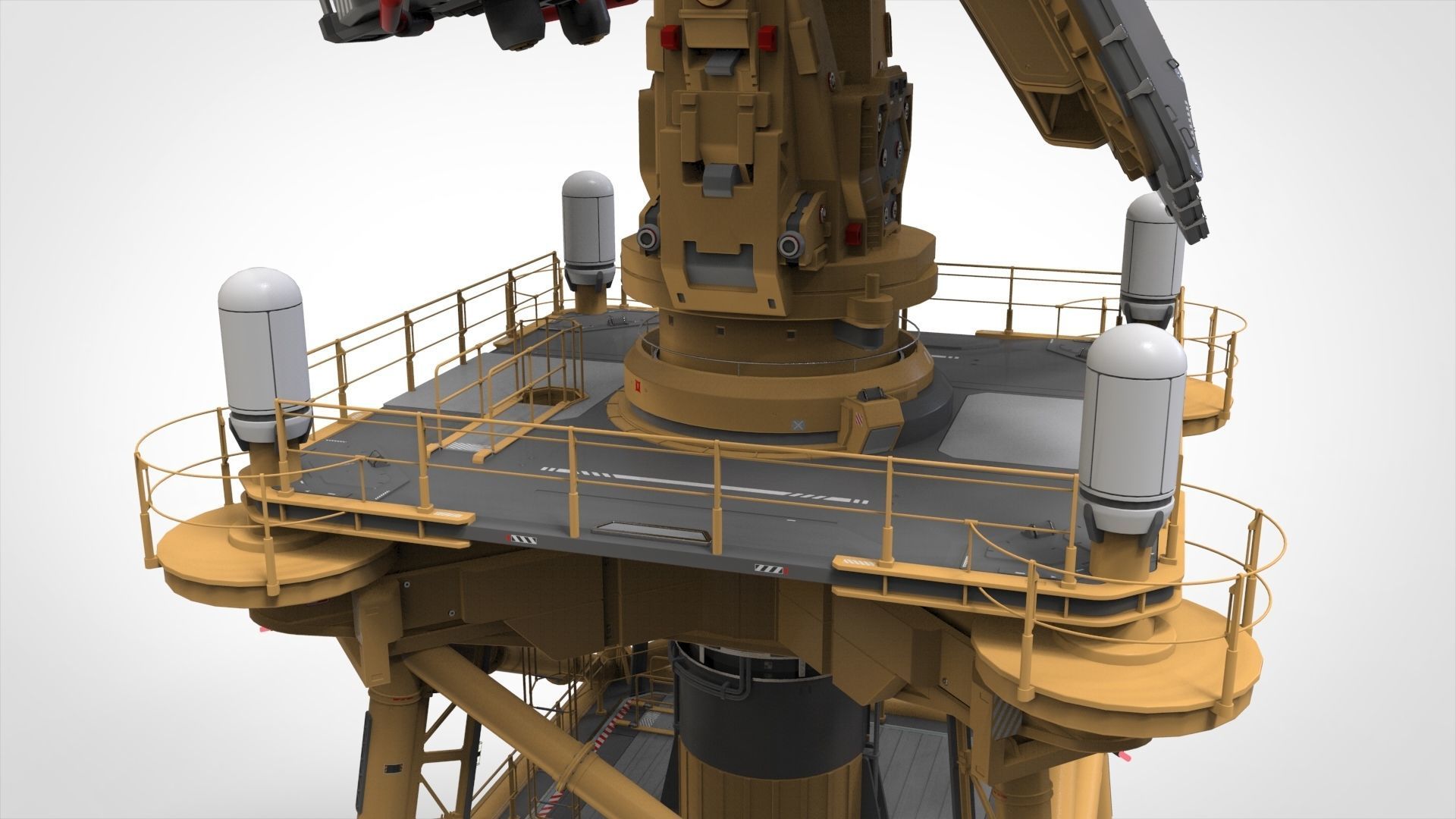 Sci fi Antenna 1 3D model_13