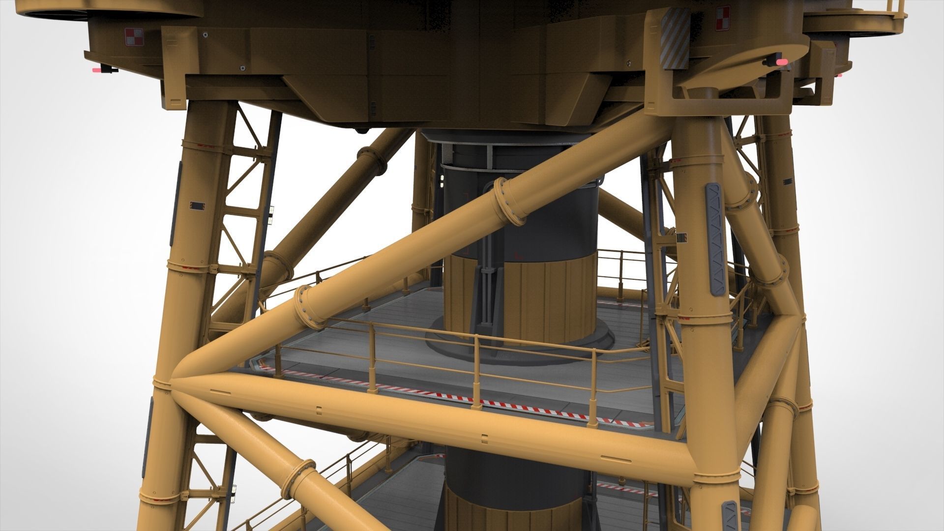 Sci fi Antenna 1 3D model_9