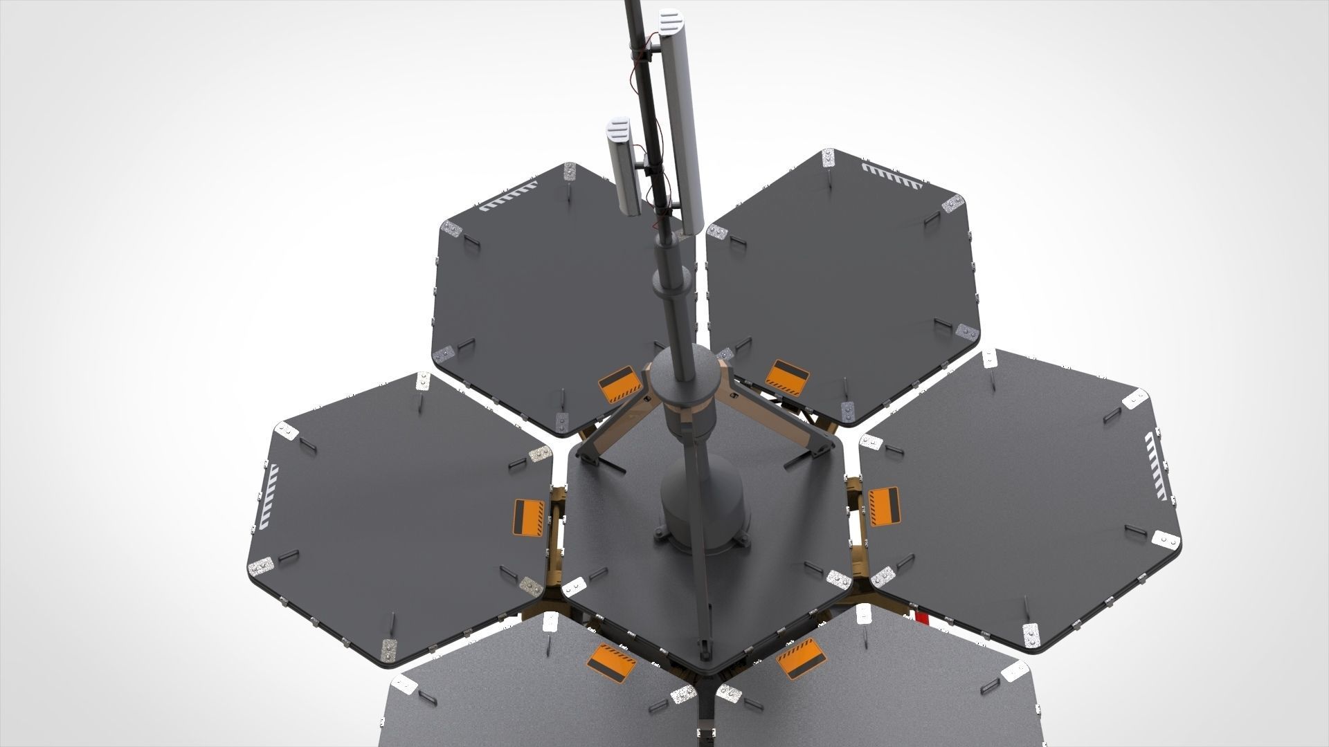 Sci fi Antenna 1 3D model_15