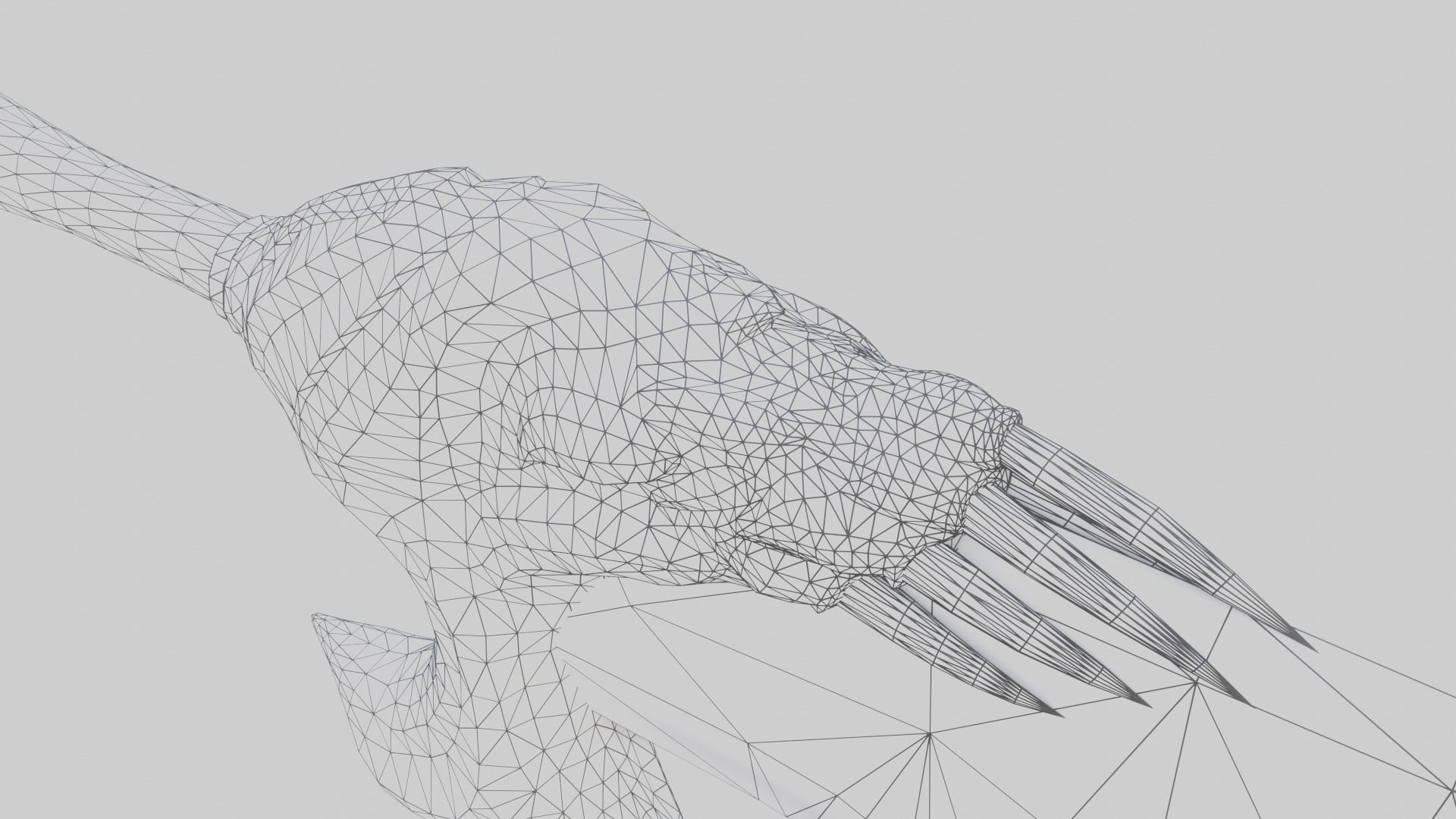 Chaos blades God of war RAGNAROK Low-poly 3D model_33