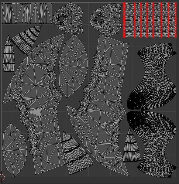 Chaos blades God of war RAGNAROK Low-poly 3D model_36